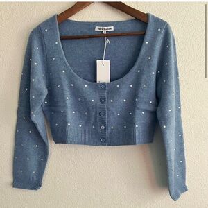 Reformation sweater cardigan.